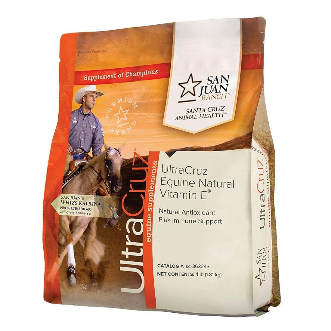 Equine Natural Vitamin E (UltraCruz) Equine Nutrition Analysis Feed